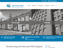 Tablet Screenshot of pbsvastgoed.nl